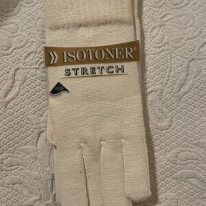 Isotoner Luxurious Ivory Stretch Gloves